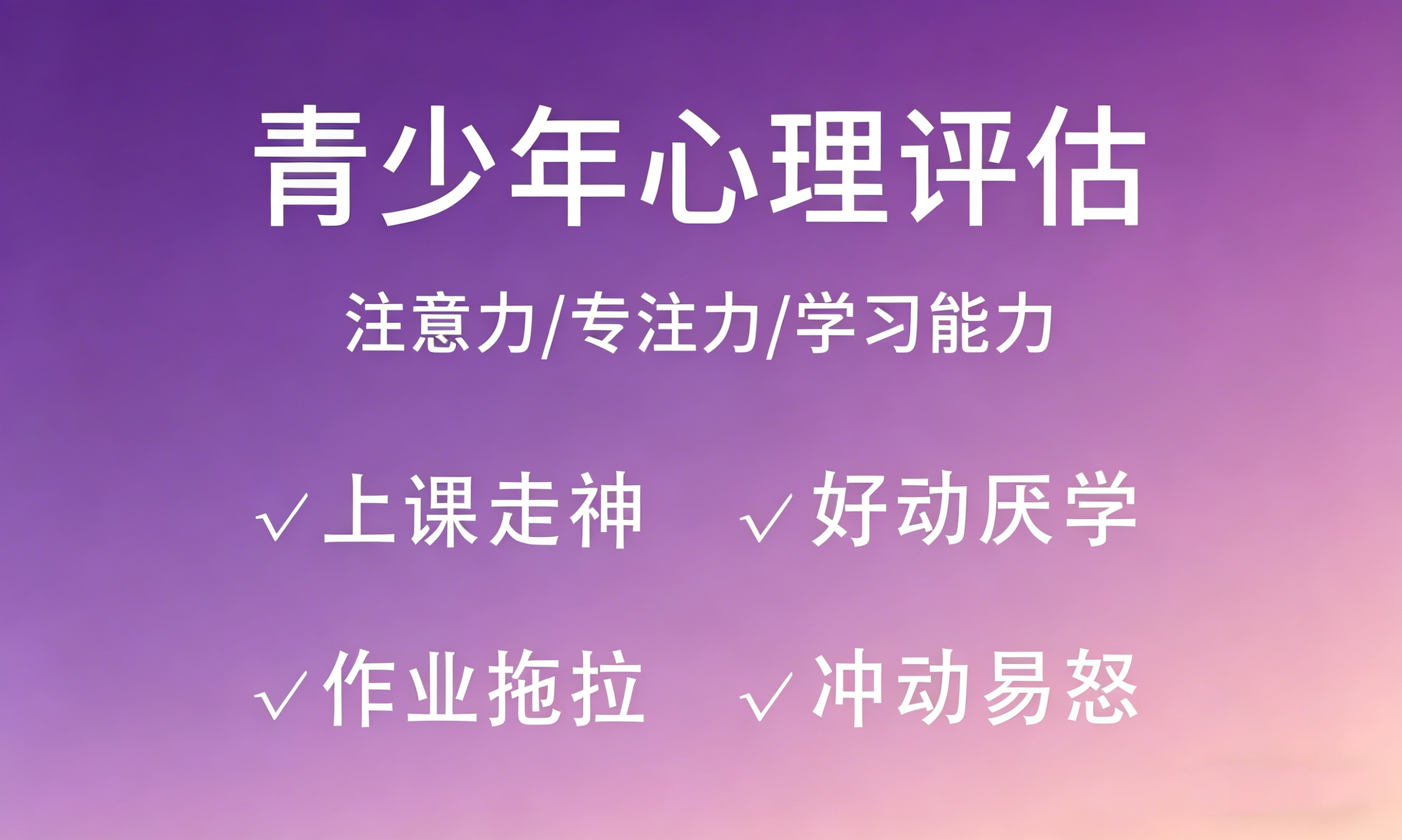 【启航】轻度厌学干预套餐​