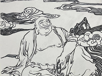 《云间弥勒》