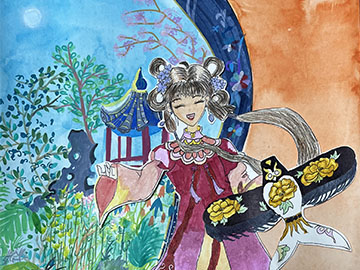 《江南烟雨渔春》